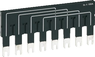Hager - HIC Kamrail Verb.Rail 2X4P 160A Hzi401