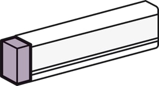 Legrand - DLP Snap on Eindschot wandgoot/zuil Snapon Eindsch 075602