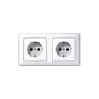 Jung - AS500 Wandcontactdoos (WCD schakelmat.) Wcd Ra 2V Alp