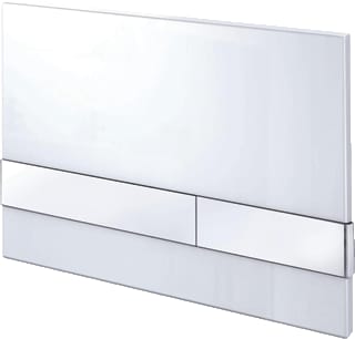 Rezi - Modern Bedieningsplaat spoelsysteem Bed Paneel Wit