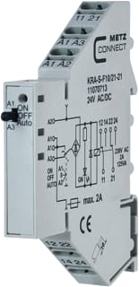 Metz Connect - CDAFA Converter relais kra-s-f10/21-21 2w