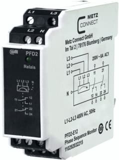 Metz Connect - CCFAA Fasebewakingsrelais Pfd 2 E12 400V ~ 2W