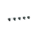Metz Connect - PZS Kabel/draadgeleider kast/lessenaar rangerp 19" 1he 5xkb 56mm