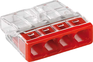Wago - 2273 Lasklem Tr/Rood 4P Ds100