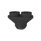 Duco - DucoBox Luchttoevoeraansluitstuk broekstuk 125/125/160 mm