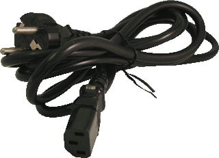Lobeco - Patchkabel inst.bare gebouwinstall. Netsnoer 1M +Iec C13 Con