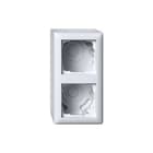 Gira - Standaard 55 Opbouwbak inbouwschakelmateriaal Ob Beh 2V St55 Zwg