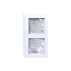 Gira - E2 Opbouwbak inbouwschakelmateriaal Opbouwb 2V Afdekr Wit