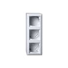 Gira - Standaard 55 Opbouwbak inbouwschakelmateriaal Ob Beh 3V St55 Zwg