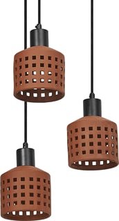 Ledvance - Pendelarmatuur dec clay windows 3xe27