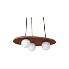 Ledvance - Pendelarmatuur dec clay nest 3xg9