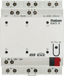 Theben - KNX Binaire ingang bussysteem bmg 6 knx