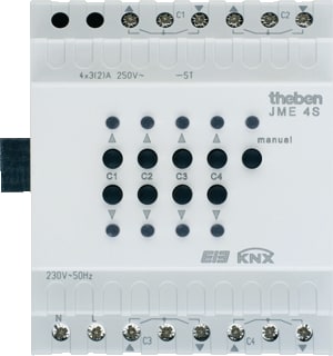 Theben - KNX Jaloezie-actor bussysteem jme 4s knx