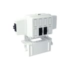 Attema - Opbouwdoos wand/plafond Ak2-Wac3P 2X3P Zw Adels