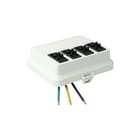 Attema - Deksel voor opbouwdoos wand/plafond Ak2-Ac8 4X3P Zw Adels