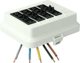 Attema - Deksel voor opbouwdoos wand/plafond AK2-AC5 4X5P ZW ADELS