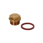 Raminex - Toebeh./onderdelen v klepafsluiter Blndplg 1/4'' Messing Afsl