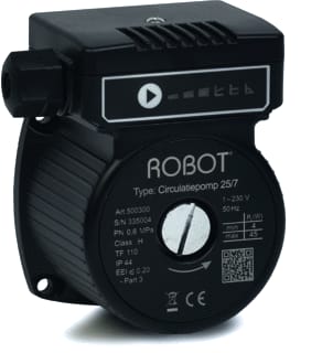 ROBOT Vloerverwarming - Circulatiepomp (medium gekoeld) Circul.Pomp 25/7 Eco-Flow
