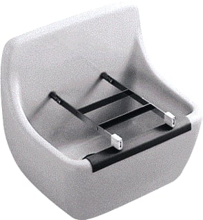 Villeroy & Boch - O.NOVO Uitstortgootsteen Uitstg 6912 01 Wit