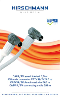 Hirschmann Multimedia - Patchkabel coax shop fekab 759 kab 5,00m
