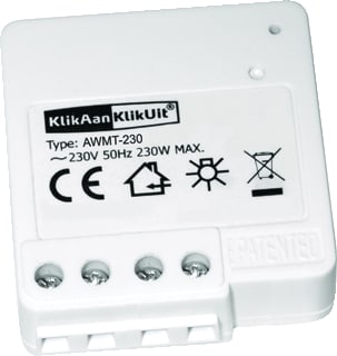 KLIK-AAN-KLIK-UIT - AWMT Zender/AB v draadloos schakelsyst. Schakelr Awmt-230