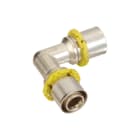 Comap - SKINpress Gas G7090V Fitting met 2 aansluitingen gas knie pers 32x3
