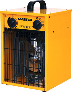 Master - B EPB Mobiele elektrische luchtverhitter Elktr Heater 3,3