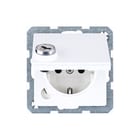Hager Berker - Q.1/Q.3/Q.7 Wandcontactdoos (WCD schakelmat.) Wcd Ra Klapd 47636089