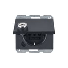 Hager Berker - K.1 Wandcontactdoos (WCD schakelmat.) wcd ra klapd k1 ant