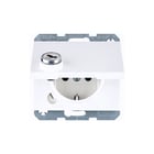Hager Berker - K.1 Wandcontactdoos (WCD schakelmat.) wcd ra klapd ka wt