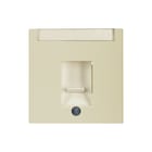 Hager Berker - S.1/B.3/B.7 Inzetplaat schakelmateriaal Centrdl 1V S1/B3/B7 Wit