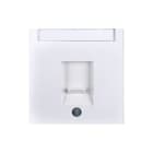 Hager Berker - S.1/B.3/B.7 Inzetplaat schakelmateriaal Centrdl 1V S1/B3/B7 Pwit