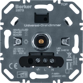 Hager Berker - Dimmer Uni Draaidim R,L,C,Led
