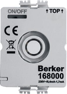 Hager Berker - Verlichtingselement schakelmat. Led-Mod 230V Vr Dr Schak