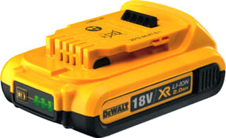 DeWalt - Accupack elektrisch gereedschap 18V Xr 2,0Ah Schuifaccu