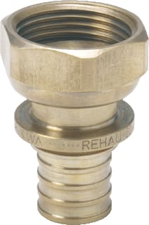 REHAU - RAUTITAN MX Fitting met 2 aansluitingen overg.+wart. 32-g1 1/2" mx