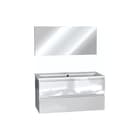 WaveDesign by Wisa - Milano Badkamermeubelset Set 100 Wit Hgl
