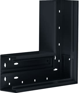 Hager - Tehalit BR65 Verticaal hoekstuk wandgoot Vlakkehoek 65X100 Zw