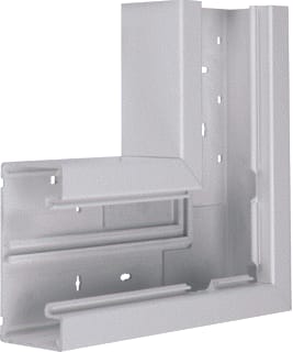 Hager - Tehalit BR65 Verticaal hoekstuk wandgoot Vlakkehoek 65X130 Grs