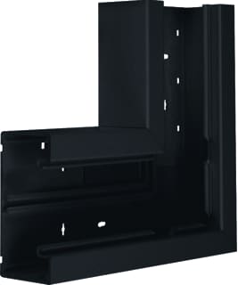 Hager - Tehalit BR65 Verticaal hoekstuk wandgoot Vlakkehoek 65X130 Zw