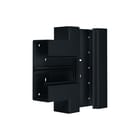 Hager - Tehalit BR65 T-stuk wandgoot Teha T-Stuk 65X170 Vast Zwart
