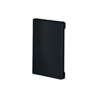 Hager - Tehalit BR65 Eindschot wandgoot/zuil Teha Eindplaat 65X100 Zwart