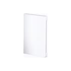 Hager - Tehalit BR65 Eindschot wandgoot/zuil Teha Eindplt 65X100Mm Wit