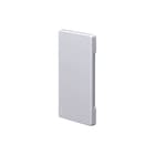 Hager - Tehalit BR65 Eindschot wandgoot/zuil Teha Eindplt 65X130Mm Wit