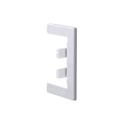 Hager - Tehalit BR65 Flensplaat wandgoot Teha Wandrozet 65X100 Wit