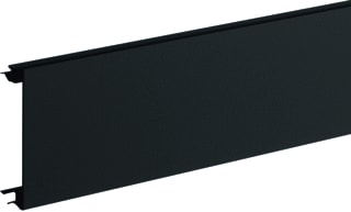 Hager - Tehalit BR65 Deksel wandgoot/aansluitzuil Teha Deksel 80 Pvc Zwart Lg2