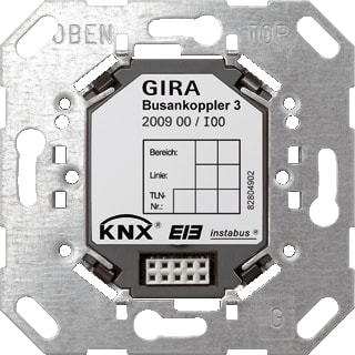 Gira - KNX 3 Busaankoppeling bussysteem Buskoppelaar Voeler