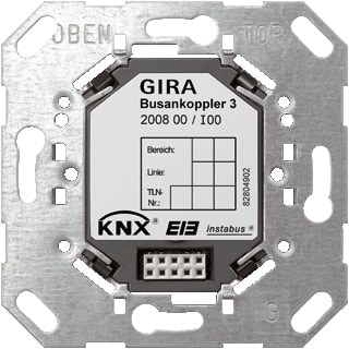 Gira - KNX 3 Busaankoppeling bussysteem Buskoppelaar
