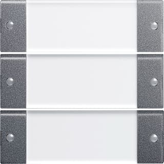 Gira - Systeem 55 Bed.element / centr.pl. schakelmat. Bedset 3V Ant Knx