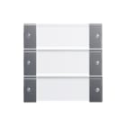 Gira - Systeem 55 Bed.element / centr.pl. schakelmat. Bedset 3V Ant Knx